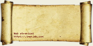 Nadja Pavković vizit kartica